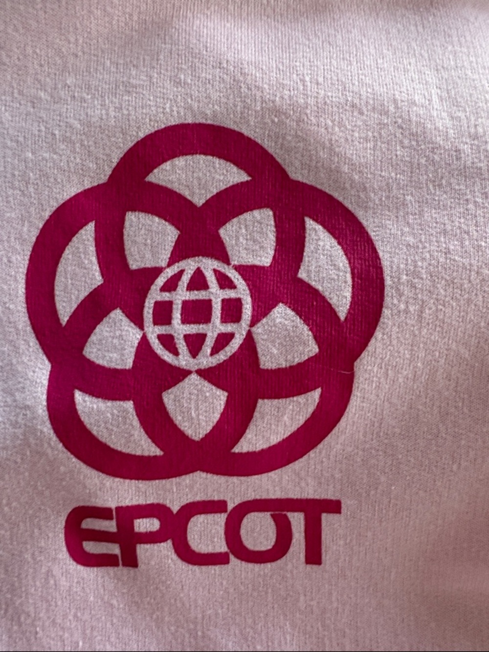 Disney Epcot pink and blue  jumpsuit size L